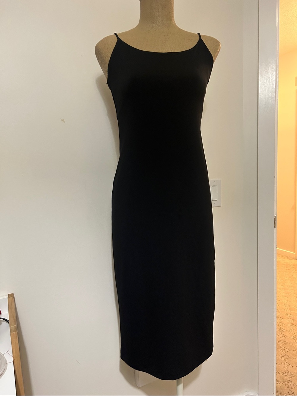 Ambience Classic Black Slip Dress